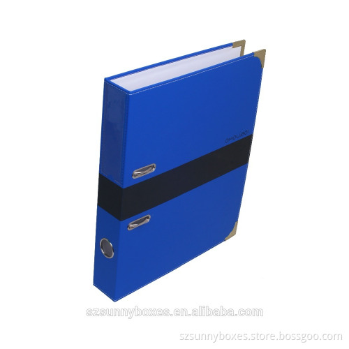 2015 PP/PU/PVC a4 /a5 size paper 2 holes lever arch file folder for salesman